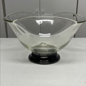 Glass Fluted Bowl